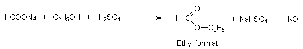 Synthese von Ethyl-formiat