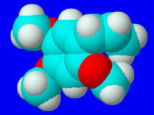 3D-Strukturformel von beta-Asaron