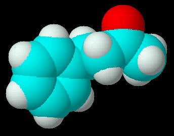 3D-Struktur von Benzylaceton