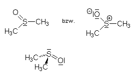 Struktur von Dimethylsulfoxid (751 Byte)
