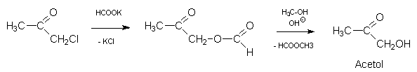 Bildung von Acetol