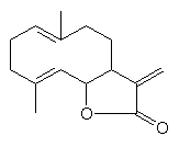 Strukturformel von Costunolid