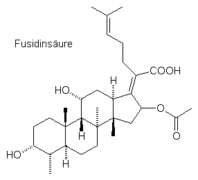 Strukturformel von Fusidinsure