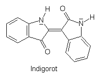 Strukturformel: Indigorot