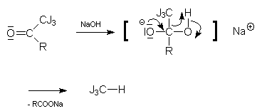 Iodoform-Reaktion mit Methylketonen