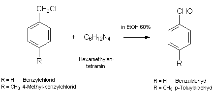 Sommelet-Reaktion (Schema)
